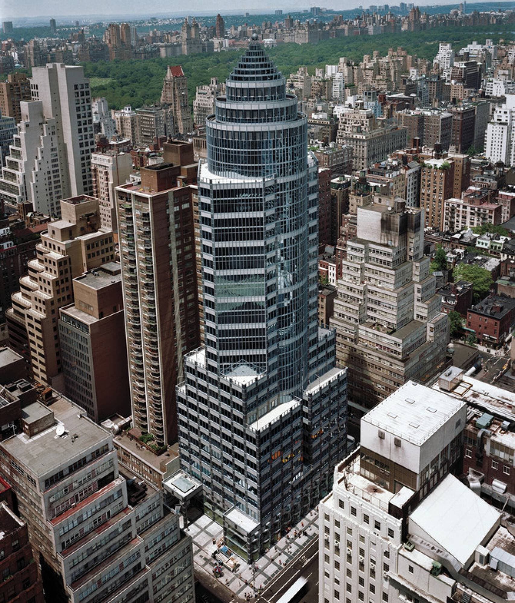 750 Lexington Avenue's glass tower overlooking Midtown Manhattan